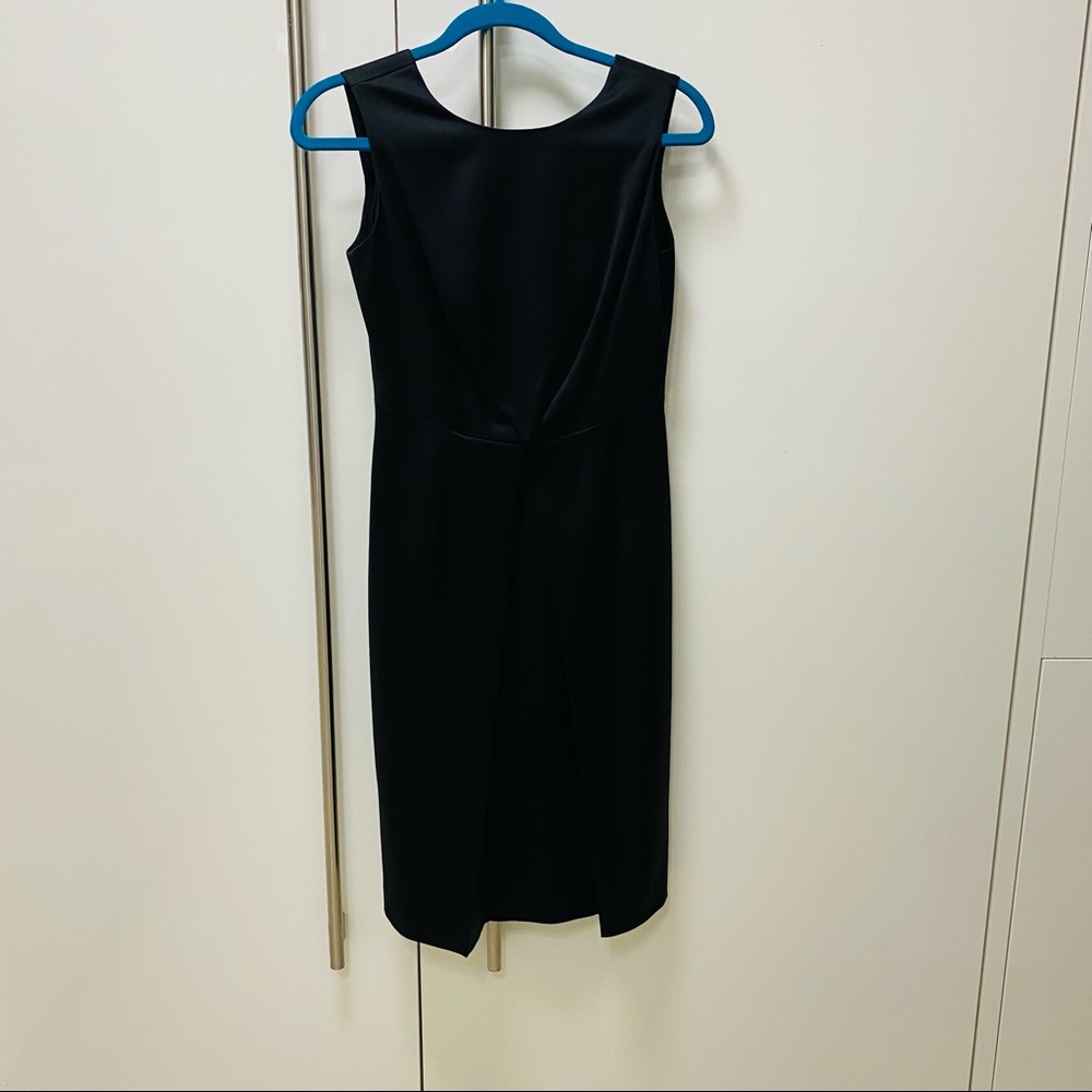 NWOT Brooks Brothers Black Sheath Dress Lined Sleeveless Size 2 (classic fit)